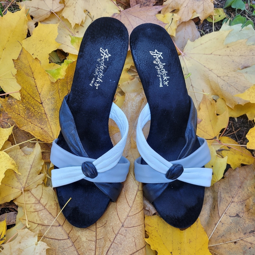 Vintage Frederick's of Hollywood open toe heels 6